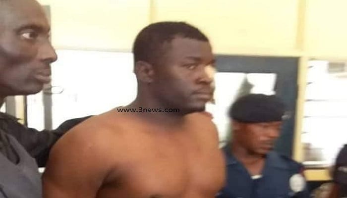 Eric Kojo Duah is standing trial for the murder of two policemen at Kasoa