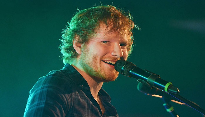 British singer and songwriter, Ed Sheeran
