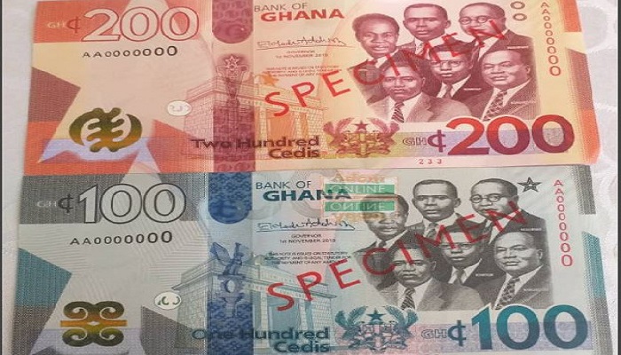 The new cedi notes