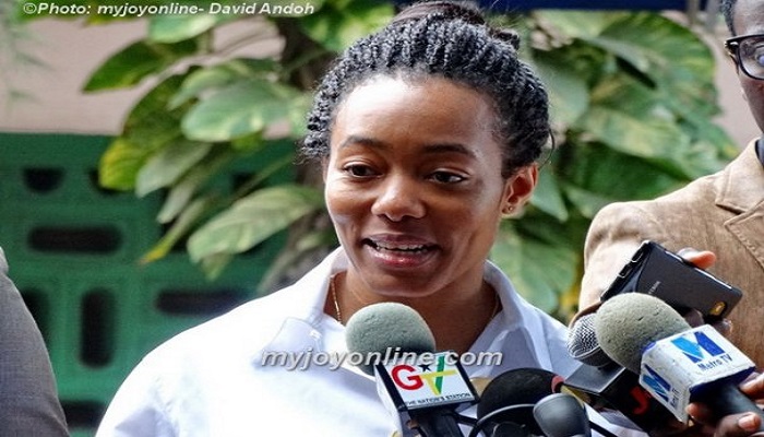 Dr. Zanetor Agyeman-Rawlings, member of Parliament for the Klottey Korle Constituency