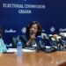 Chairperson of the Electoral Commission, Jean Mensa