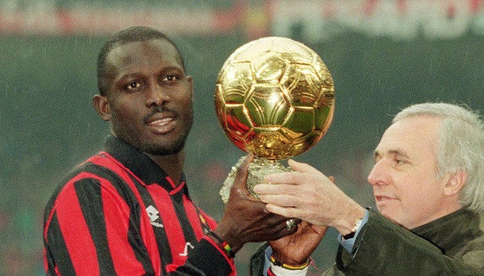 George Weah is the onlly African to have won the World Best Player award
