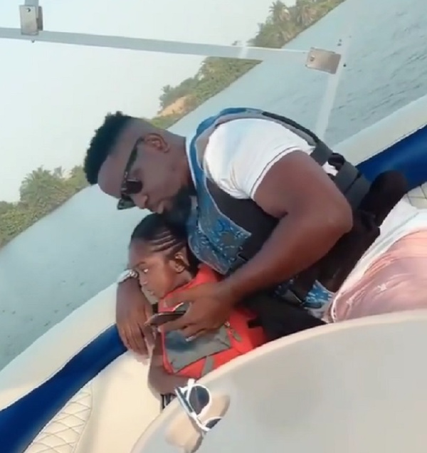 Sarkodie and his daughter, Titi.