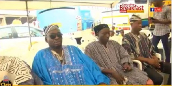 Some chiefs at the open forum held Agbogbloshie market
