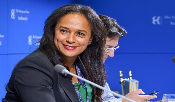 Isabel Dos Santos has stakes in oil & mobile phone companies and banks, mostly in Angola & Portugal