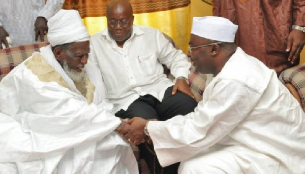 Akufo Addo, Dr. Bawumia and Chief Imam