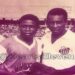 Hearts' Amusa Gbadamoshie with Pele