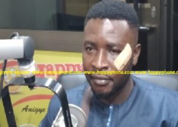 Michael Siaw was assaulted by boxer Patrick Allotey at the Accra Sports Stadium