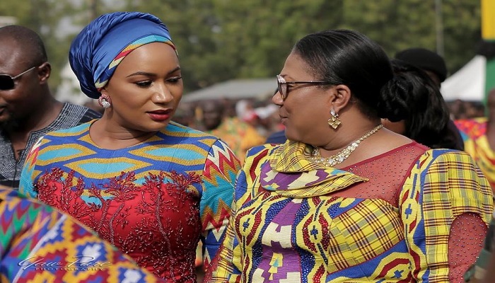 Mrs. Akufo-Addo and Samira Bawumia