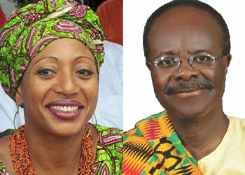 Former Chairperson of the CPP Samia Yaba Nkrumah and PPP flag bearer, Dr. Papa Kwesi Nduom