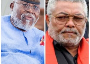 Dr. Nyaho-Tamakloe and Late Jerry John Rawlings