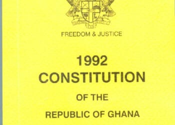 Cover photo of the 1992 Constitution.