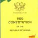 Cover photo of the 1992 Constitution.