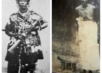 The old and new faces of the Ashanti warrior, Yaa Asantewaa