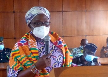 Bono Regional Minister, Madam Justina Owousu-Banahene