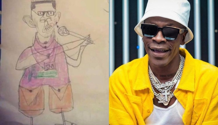 Wicked” student draws Shatta Wale like a cow in latest photos –  