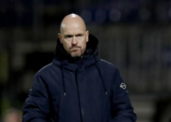 Eric ten Hag has addressed Manchester United links after Ajax's win over RKC Waalwijk on Sunday. (Image: Photo by Pim Waslander/Soccrates/Getty Images)