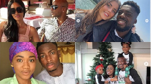 A photo of some wives, girlfriends of Black Stars players