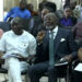 Gabby Asare Otchere-Darko, Ken Ofori-Atta and John Kumah at the committee hearing