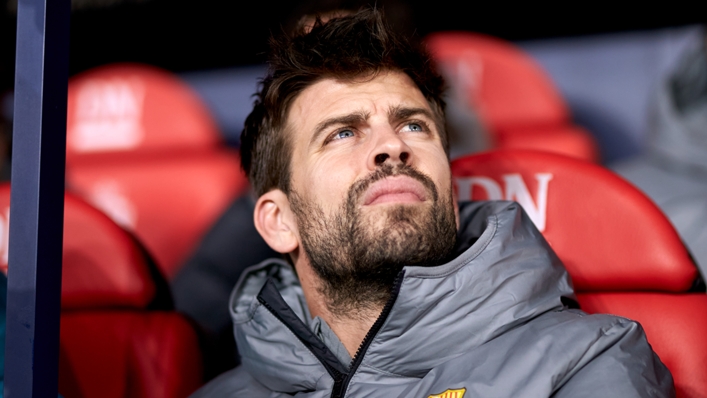 Gerard Pique saw red in his final match