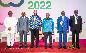 President Akufo-Addo with other dignitaries at the conference