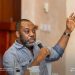 Matthew Opoku Prempeh speaking at the retreat