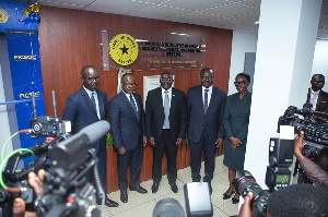 Dignitaries at the commissioning Financial Industry Command Security Operations Centre