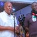 John Dramani Mahama and the NDC rep for Kumawu, Kwasi Amankwaa