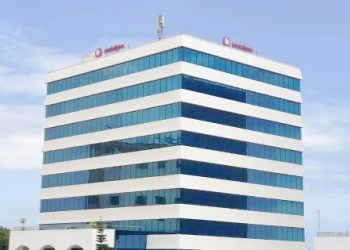 The Vodafone headoffice soon to be rebranded to Telecel