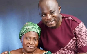 The late Kofi Gyan and his mother