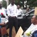 Abena Osei Asare addressing the pensioners