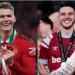 Scott McTominay has been tipped to replace Declan Rice / Richard Sellers | Eddie Keogh / Getty Images