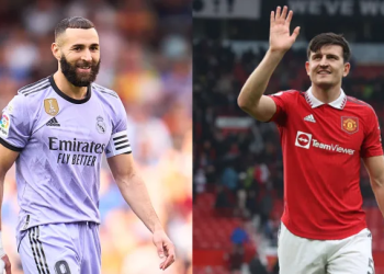 Benzema and Maguire are courting transfer interest / Aitor Alcalde Colomer / Contributor / Matthew Peters / Contributor