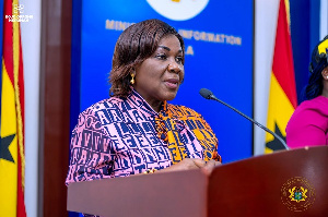 Cecilia Dapaah, former Sanitation and Water Resources Minister