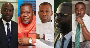 Kofi Abban,Kwaku Oteng, Kennedy Agyapong, Samuel Kuffour, Kwame Despite