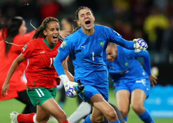 Morocco are into the knockout rounds at their first World Cup / Paul Kane/GettyImages