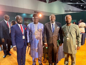 Free Zones CEO, Amb. Mike Oquaye Jnr. with other participants at the World Investment Forum