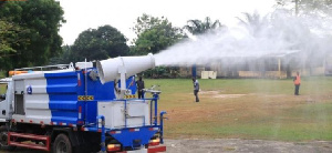 File photo of a Zoomlion fumigation exercise