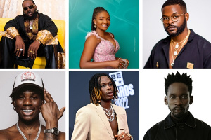 Some Nigerian celebrities in a photo collage