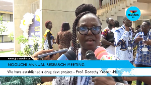 Director of Noguchi Memorial Institute for Medical Research, Prof. Dorothy Yeboah-Manu