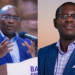 Bright Simons (right) and Dr Mahamudu Bawumia