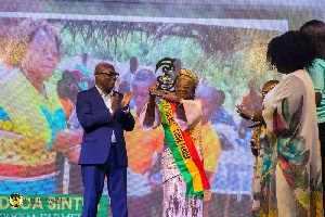 Madam Sintim was adjudged 2023 National Best Cocoa Farmer at the 39th National Farmers' Day Awards