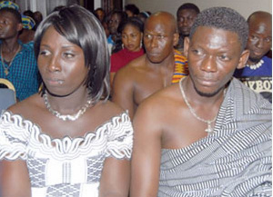 Agya Koo and his first wife, Victoria