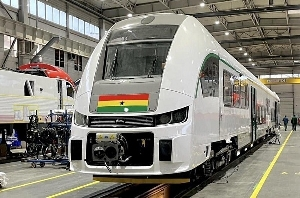 The trains will operate both regional and long-distance lines in Ghana