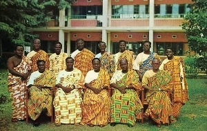 Osagyefo Dr. Kwame Nkrumah and his first set of cabinet ministers