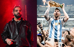 Canadian rapper, Drake and Lionel Messi