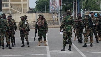 Some officers of the Ghana armed forces