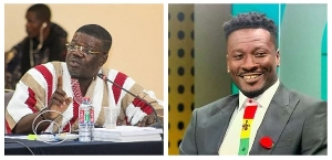 Asamoah Gyan and Nelson Dafeamekpor