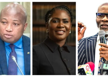 Samuel Okudzeto Ablakwa, Nana Adjoa Hackman and Gabby Asare Otchere-Darko