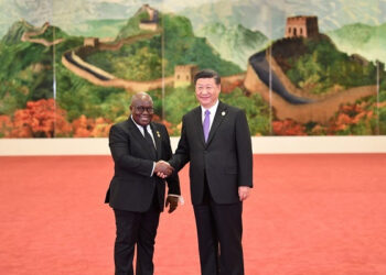 Chinese President Xi Jinping meets with Ghanaian President Nana Addo Dankwa Akufo-Addo